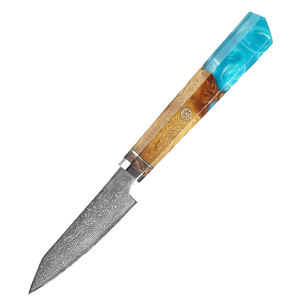 Woodworking Japanese - Faca de Paring XITUO Damascus, Faca