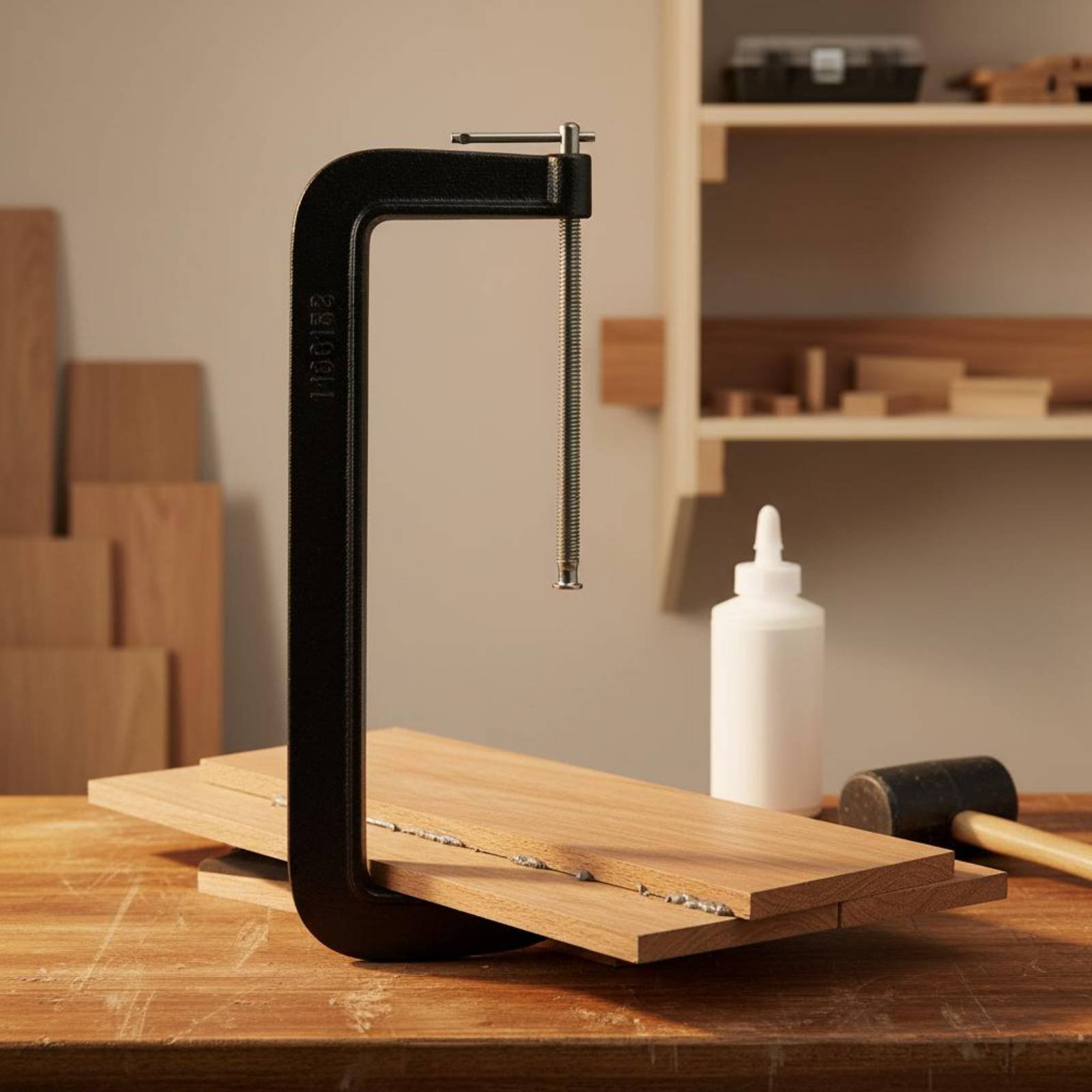 Woodworking Clamp - Grampo C de Boca Profunda de