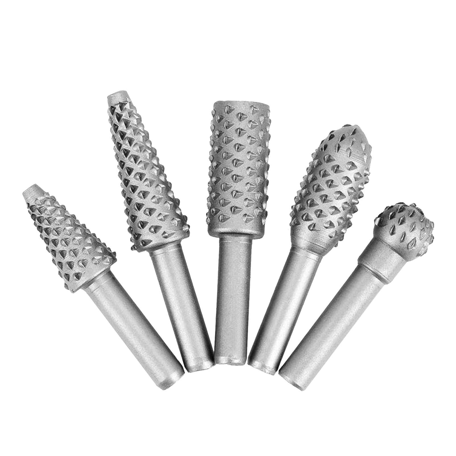 Woodworking Rasp - 5 Peças de Fresas Rotativas para