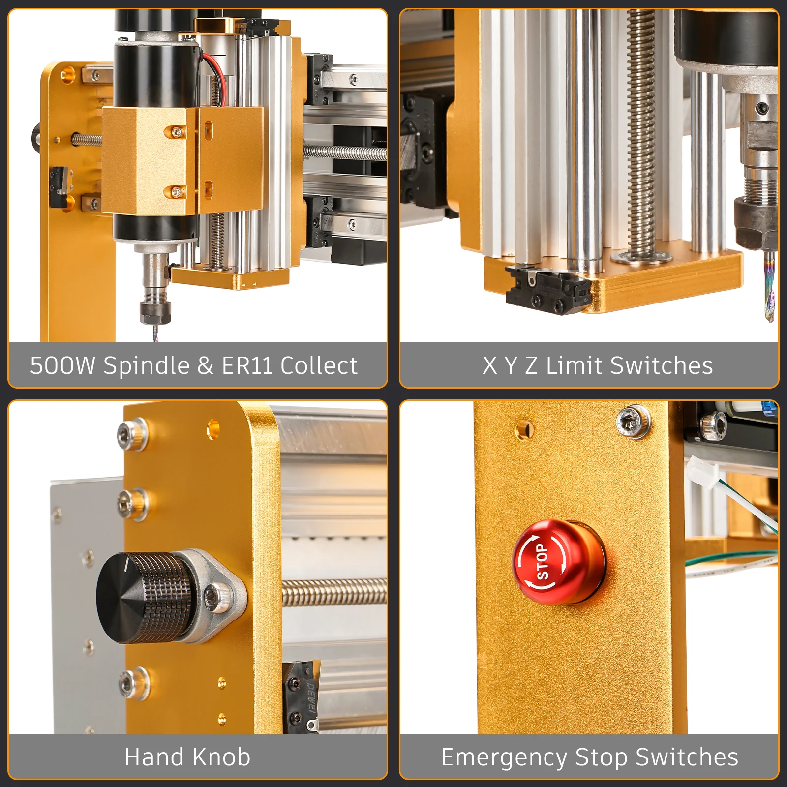 Woodworking Kits - Máquina de Fresagem CNC3018PRO Ultra, Router