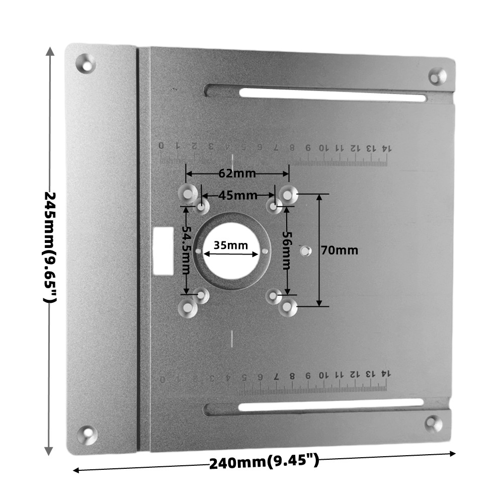 Placa de inserção de mesa de r - Woodworking Rasp avaliação e preço