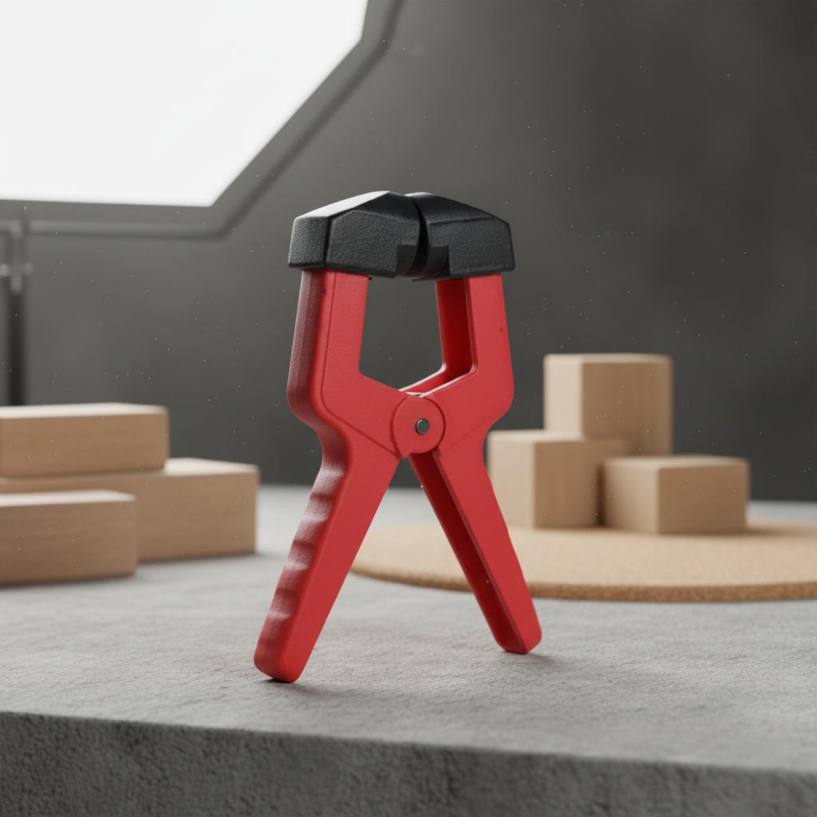 Grampo Triangular Vermelho de  - Woodworking Clamp avaliação e preço