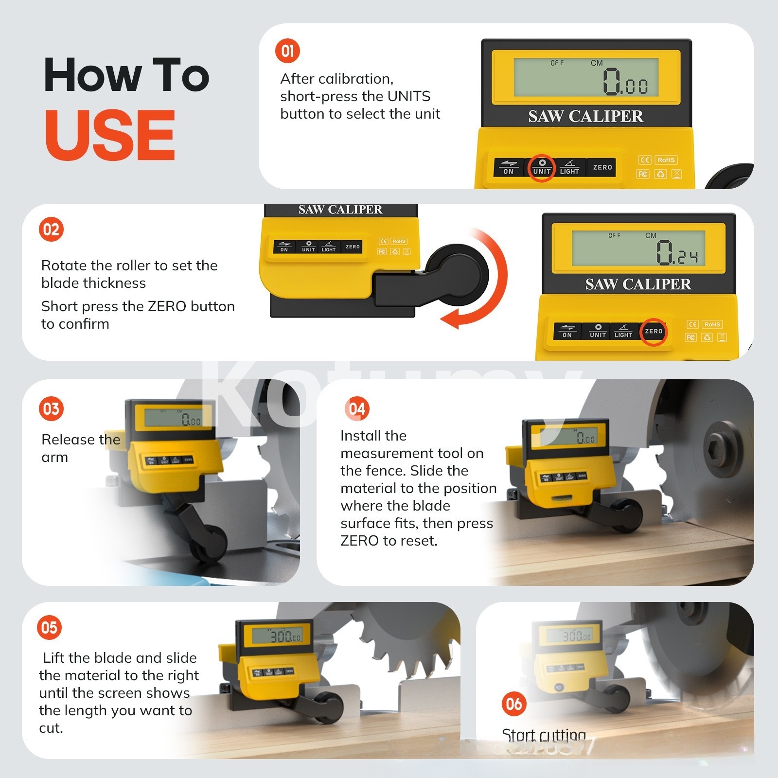 Roda de Medição Digital de Alt - Woodworking Tool avaliação e preço