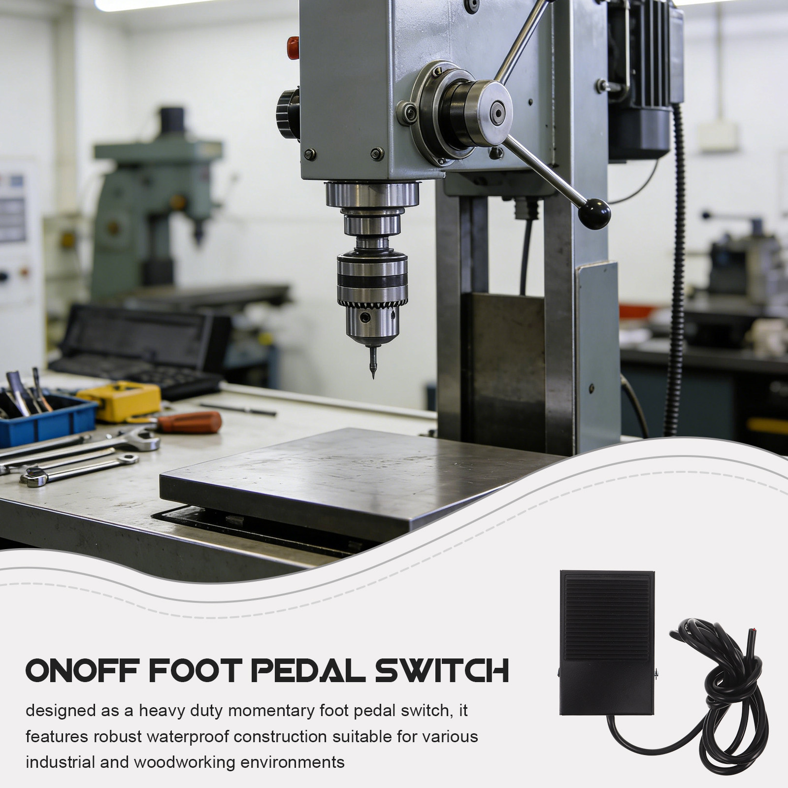 Interruptor de Pedal Momentâne - Woodworking Tool avaliação e preço