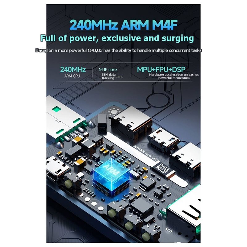 A03F-USB Tester U3 3.1 PD Deco - Woodworking Qc avaliação e preço