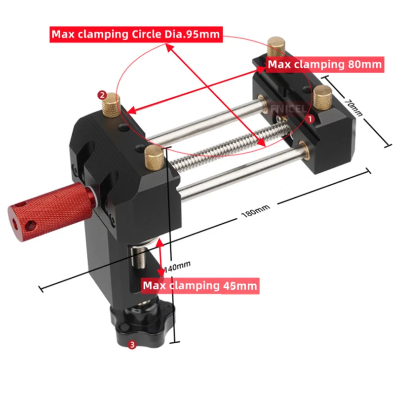 Torno de mesa multifuncional d - Woodworking Clamp avaliação e preço