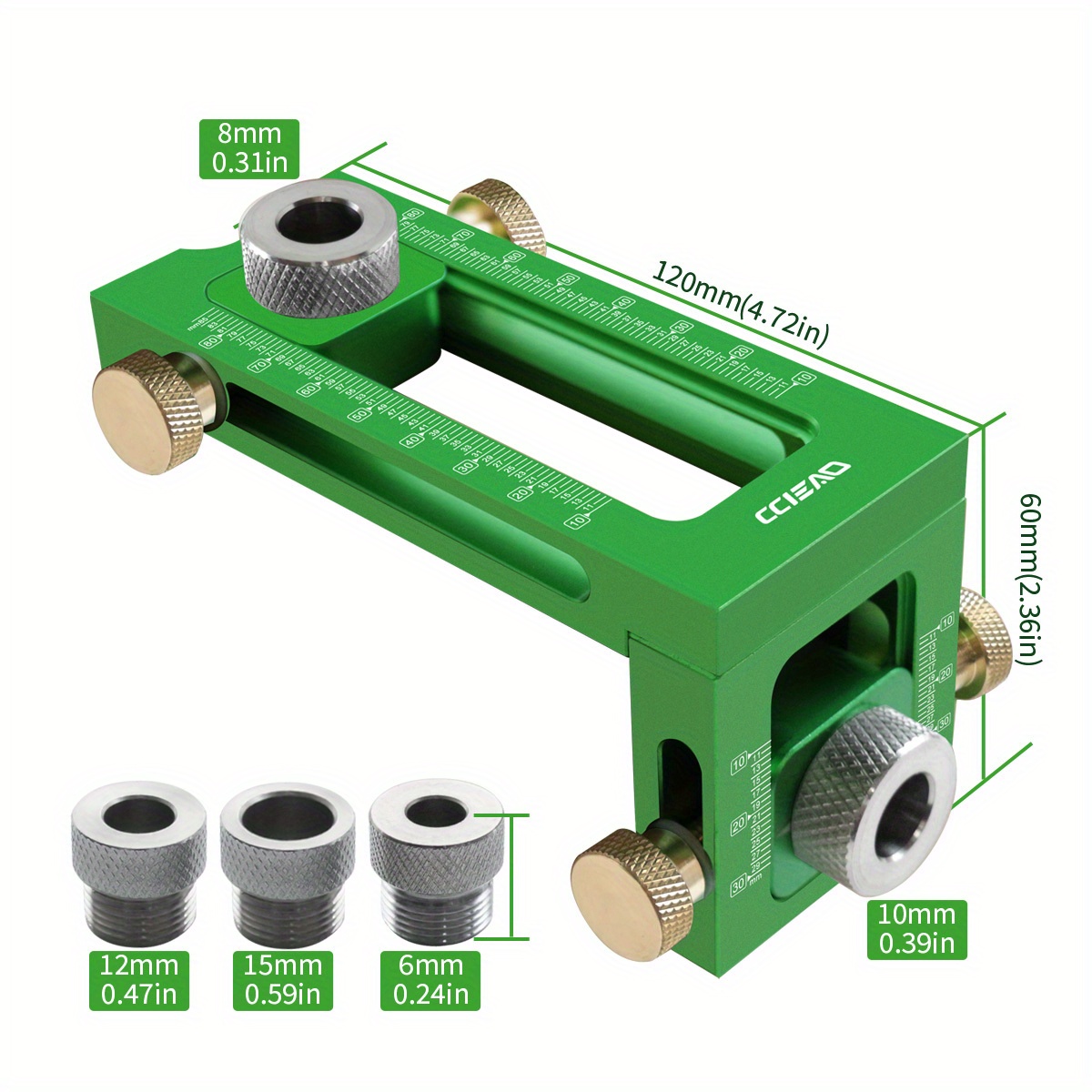 Gabarito de parafuso 2 em 1, l - Woodworking Drill Bits avaliação e preço