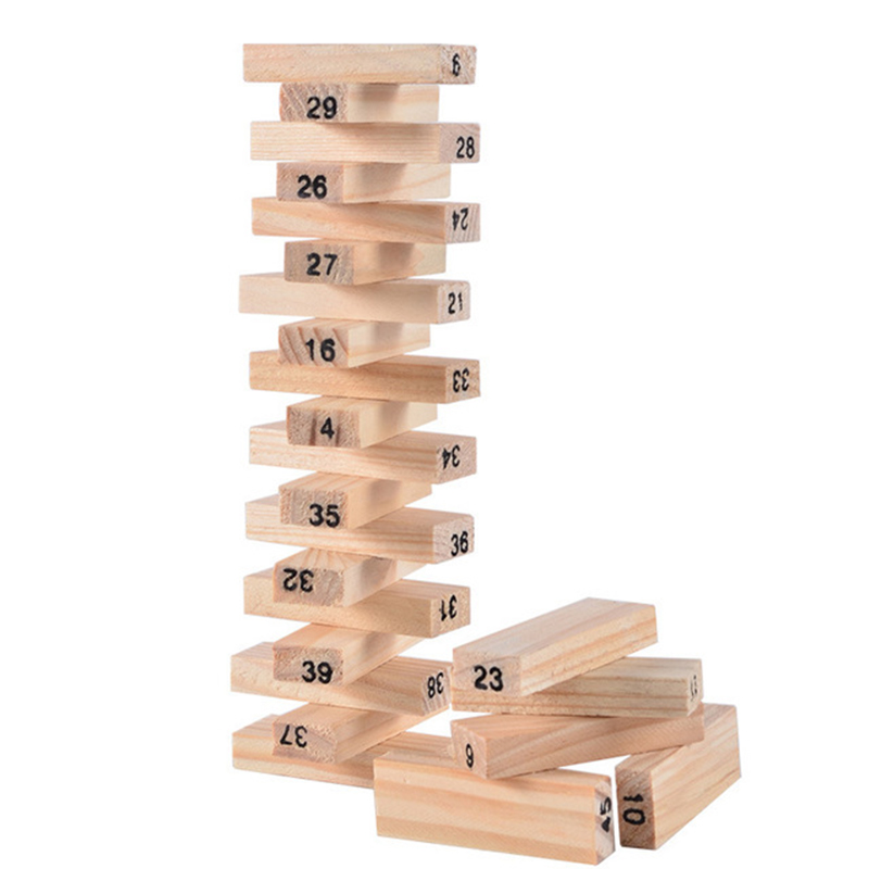 54 pçs blocos de construção br - Woodworking Domino avaliação e preço
