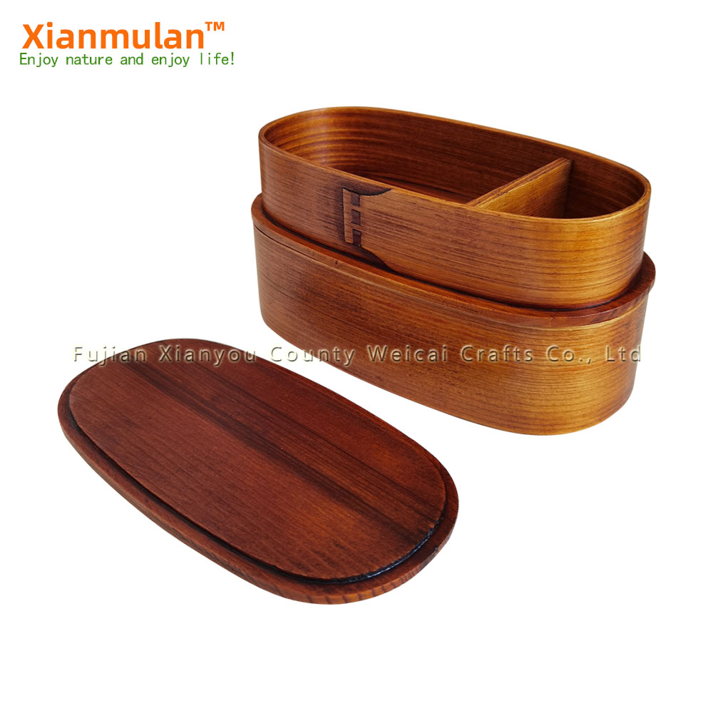 Caixa bento de madeira natural - Woodworking Japanese avaliação e preço