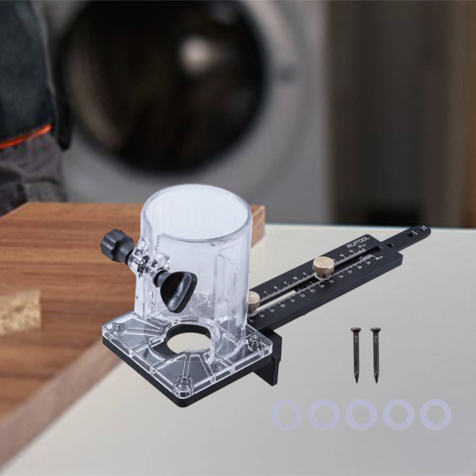 Gabarito de Corte Circular par - Woodworking Routers avaliação e preço