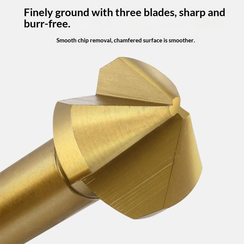 Fresa de Chanfrar com 3 Cortes - Woodworking Drill Bits avaliação e preço